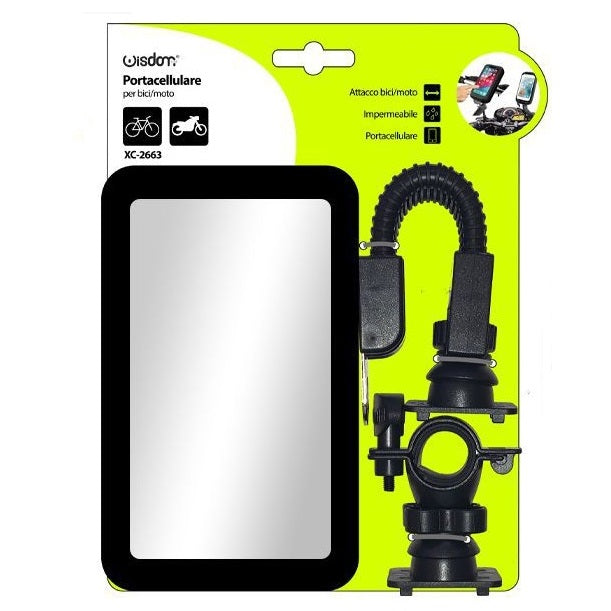 Supporto Impermeabile Porta Cellulare Telefono Per Bici E Moto Borsa Bicicletta - Immagine 2