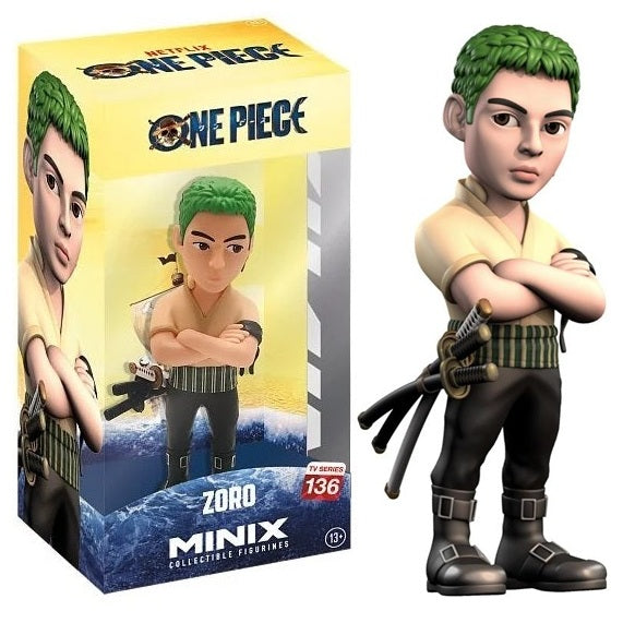 Minix: One Piece - Roronoa Zoro (Tv Series 136) Anime Figure Netflix Da 12Cm - Immagine 1