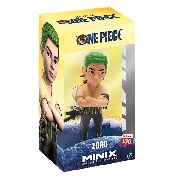 Minix: One Piece - Roronoa Zoro (Tv Series 136) Anime Figure Netflix Da 12Cm - Immagine 2