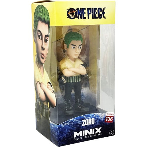 Minix: One Piece - Roronoa Zoro (Tv Series 136) Anime Figure Netflix Da 12Cm - Immagine 4
