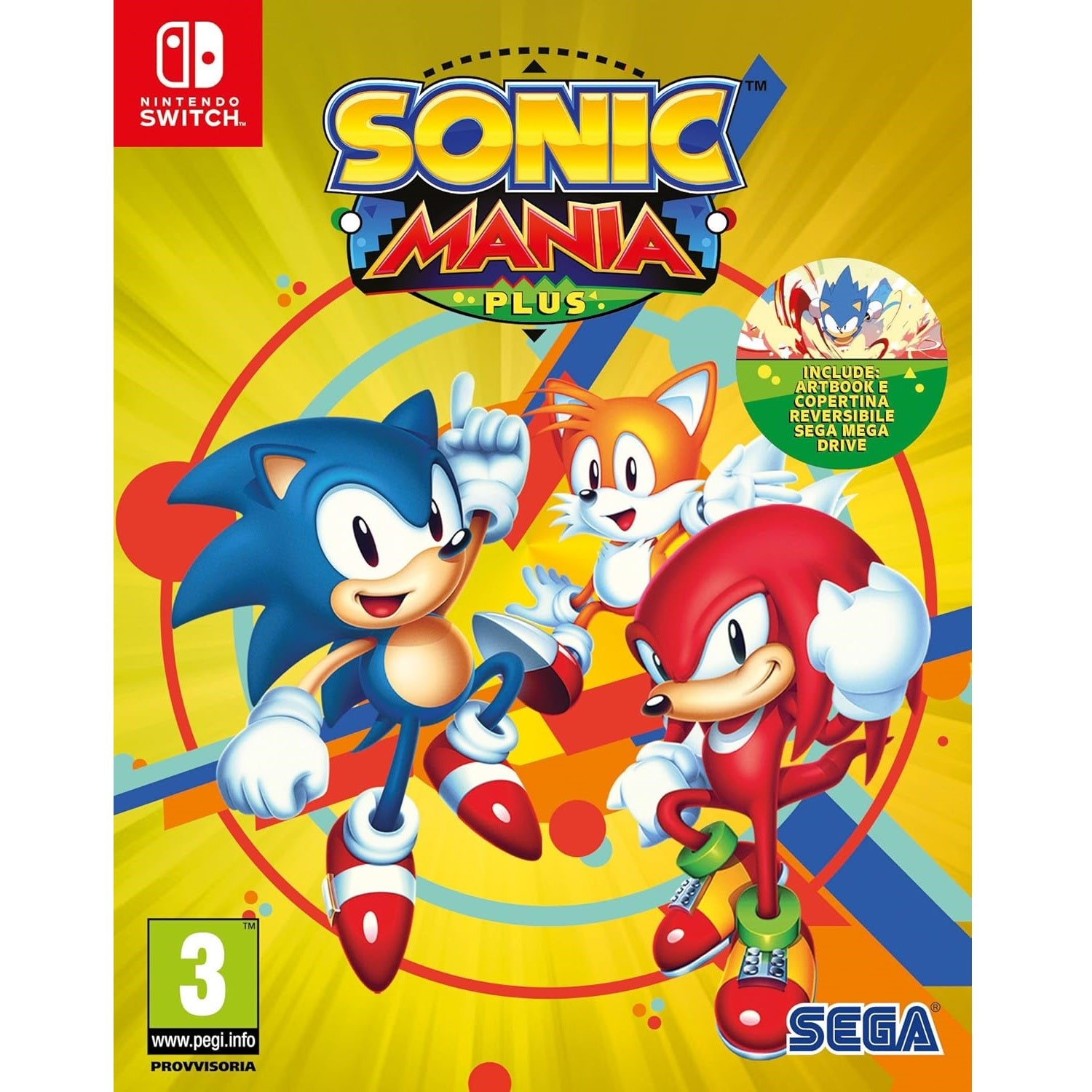 Sonic Mania Plus Nintendo Switch Italiano Videogioco Nuovo Eu Sigillato - Immagine 2