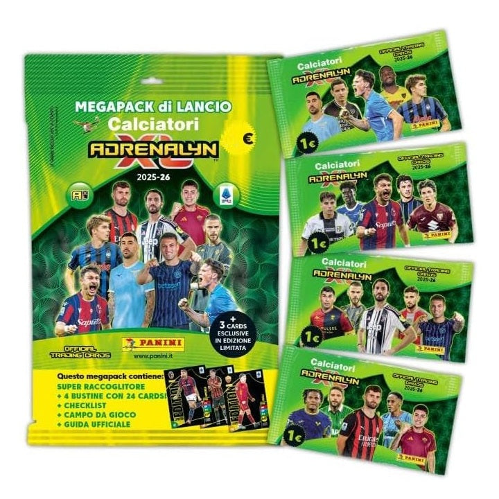 Panini Calciatori Adrenalyn XL Serie A 2025-2026 Starter Set Raccoglitore + 4 Buste - Immagine 1