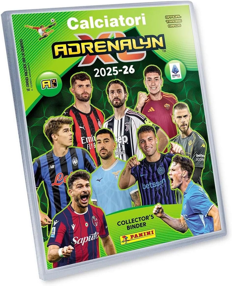 Panini Calciatori Adrenalyn XL Serie A 2025-2026 Starter Set Raccoglitore + 4 Buste - Immagine 2