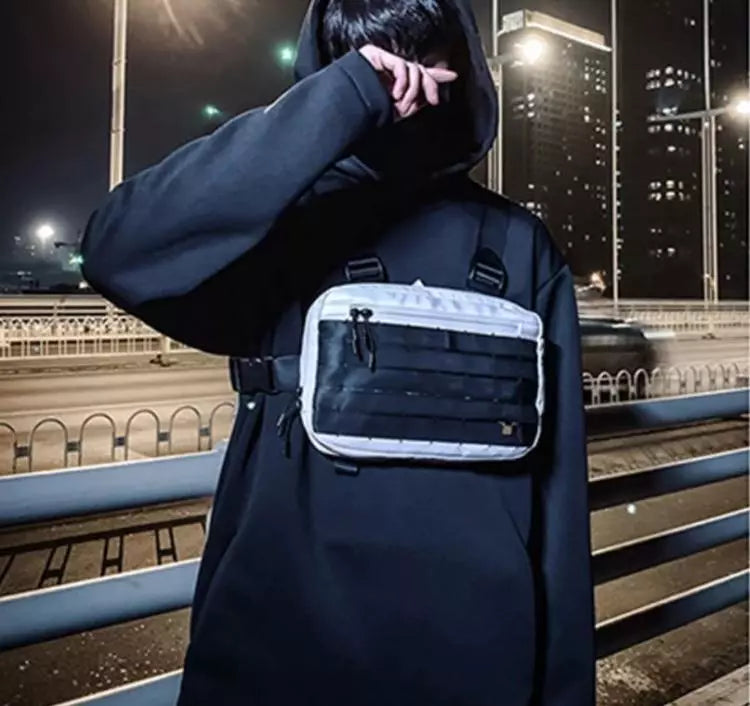 Eshow Borsa da uomo d tela con rsvolto a tracolla da spalla multuso