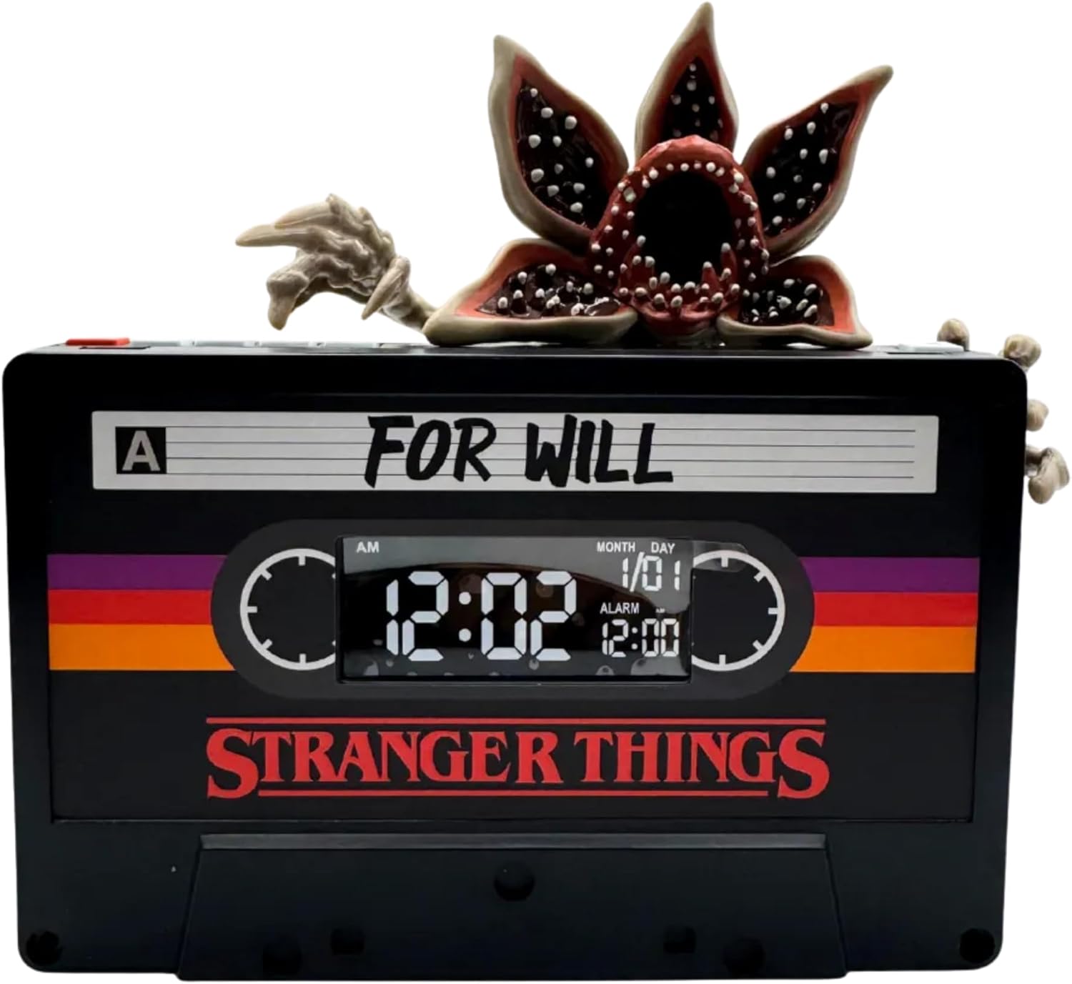 Paladone Sveglia Stranger Things Demogorgone Alarm clock VHS Tv Serie Netflix - Immagine 3