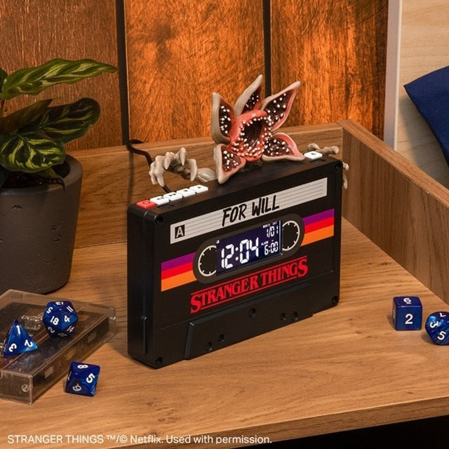 Paladone Sveglia Stranger Things Demogorgone Alarm clock VHS Tv Serie Netflix - Immagine 6