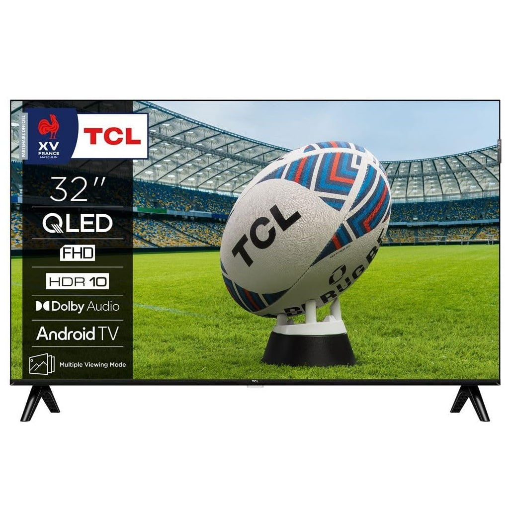 TCL 32" Smart TV QLED 32S59K FHD 60Hz HDR Nero Android TV Italia (Black) - Immagine 6
