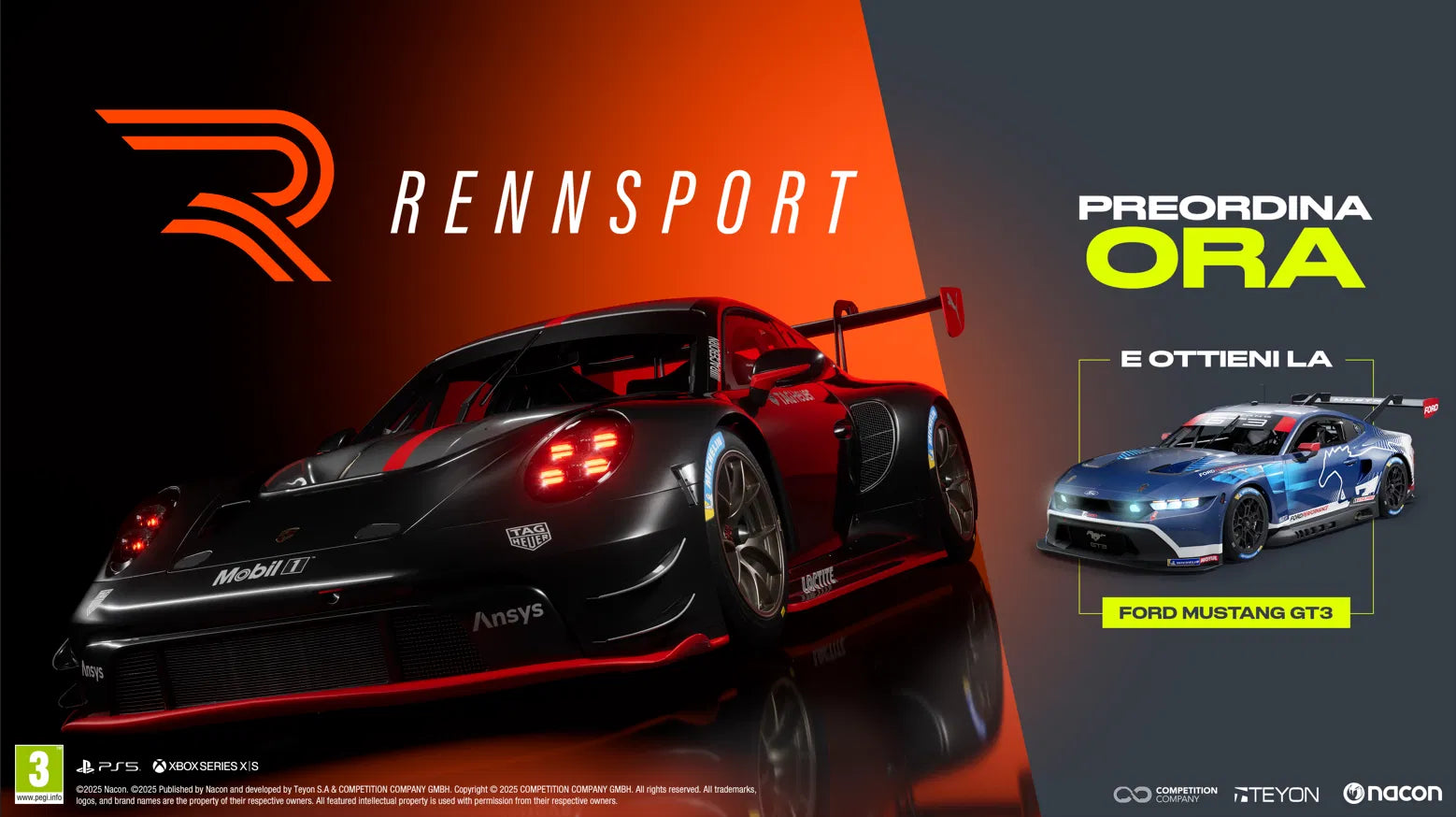 Rennsport Ps5 Gioco Corse Italiano Playstation 5 Simulatore Corsa Auto Nuovo - Immagine 3