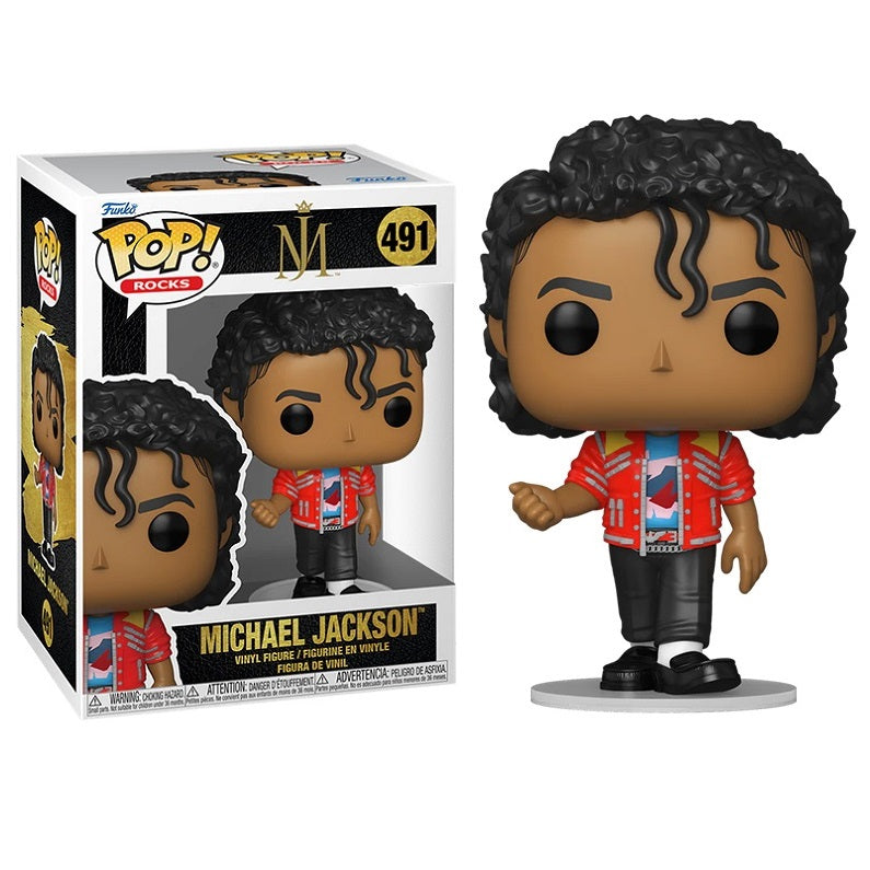 Funko Pop ! Rocks - (491) Michael Jackson Beat It Figure MJ 9Cm - Immagine 1