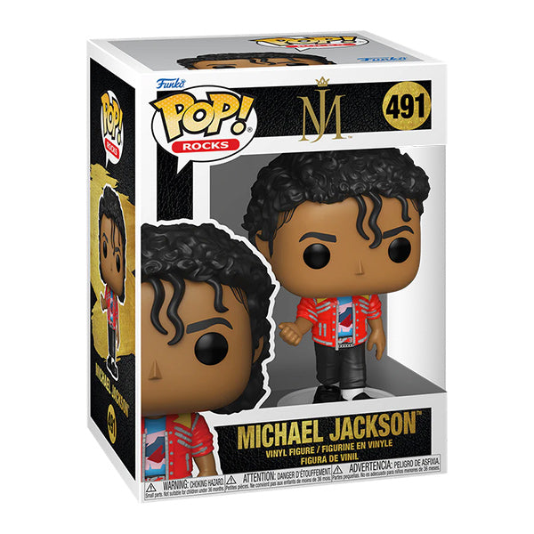 Funko Pop ! Rocks - (491) Michael Jackson Beat It Figure MJ 9Cm - Immagine 3