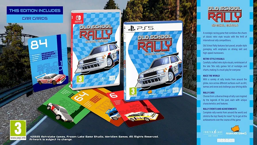 Old School Rally Special Edition PS5 Gioco Ita Playstation 5 Nuovo - Immagine 3