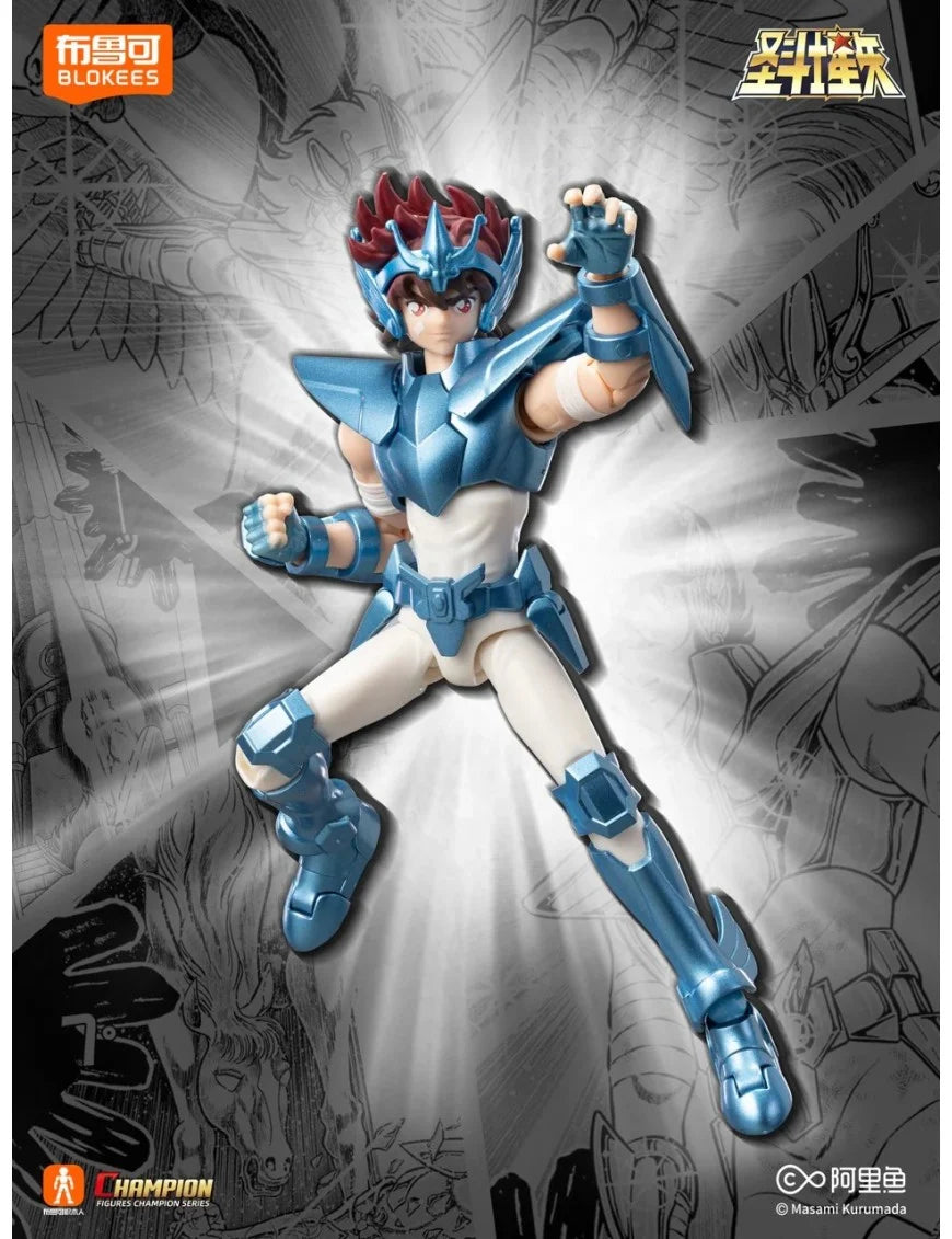 Blokees Saint Seiya Champion Class Pegasus Action Figure Cavalieri Zodiaco 75005 - Immagine 4