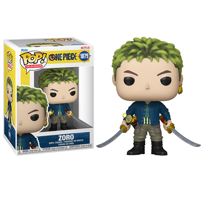 Funko Pop! TV Netflix: One Piece (1879) Zoro - Live Action Figure 9cm - Immagine 1