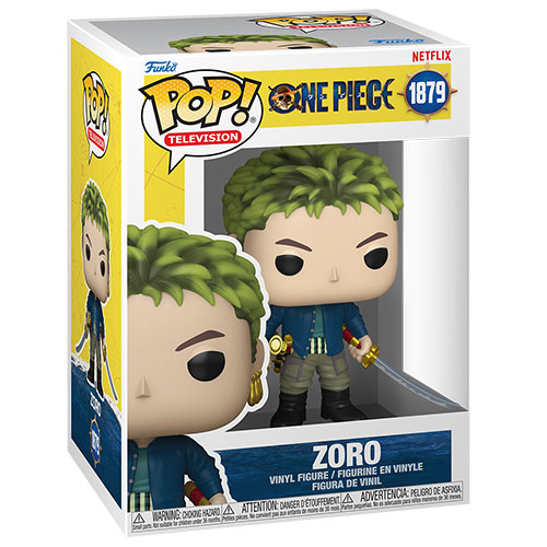 Funko Pop! TV Netflix: One Piece (1879) Zoro - Live Action Figure 9cm - Immagine 3