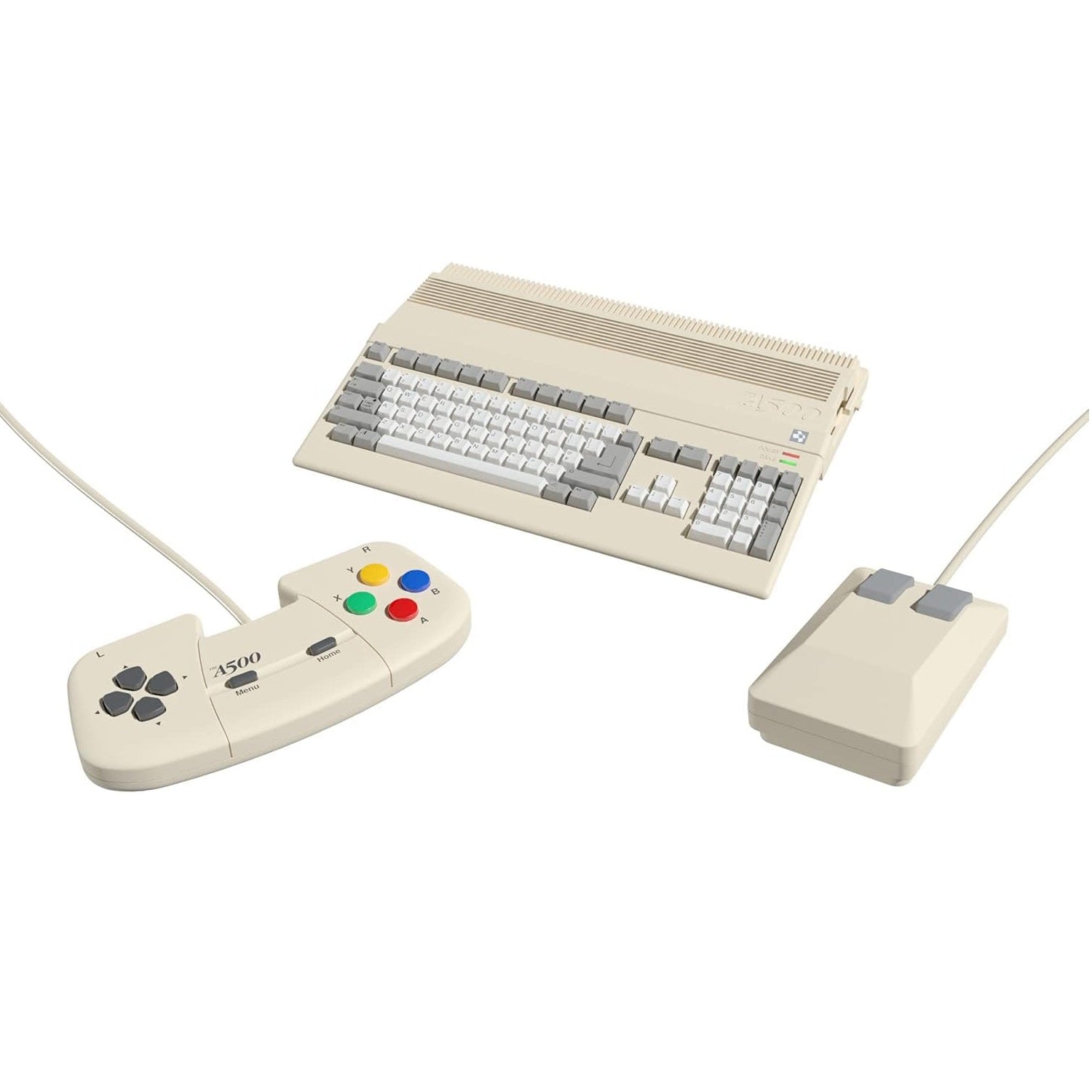 The A500 Mini (25 Amiga Games) Retro Games Console di Gioco 25 Videogames Hdmi - Immagine 2