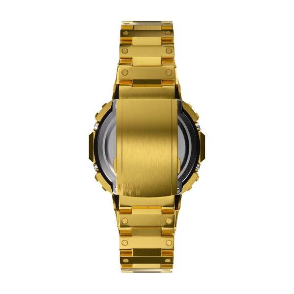Casio G-Shock DW5600 Mod Gold PVD Steel Bezel Bracelet 5600 Full