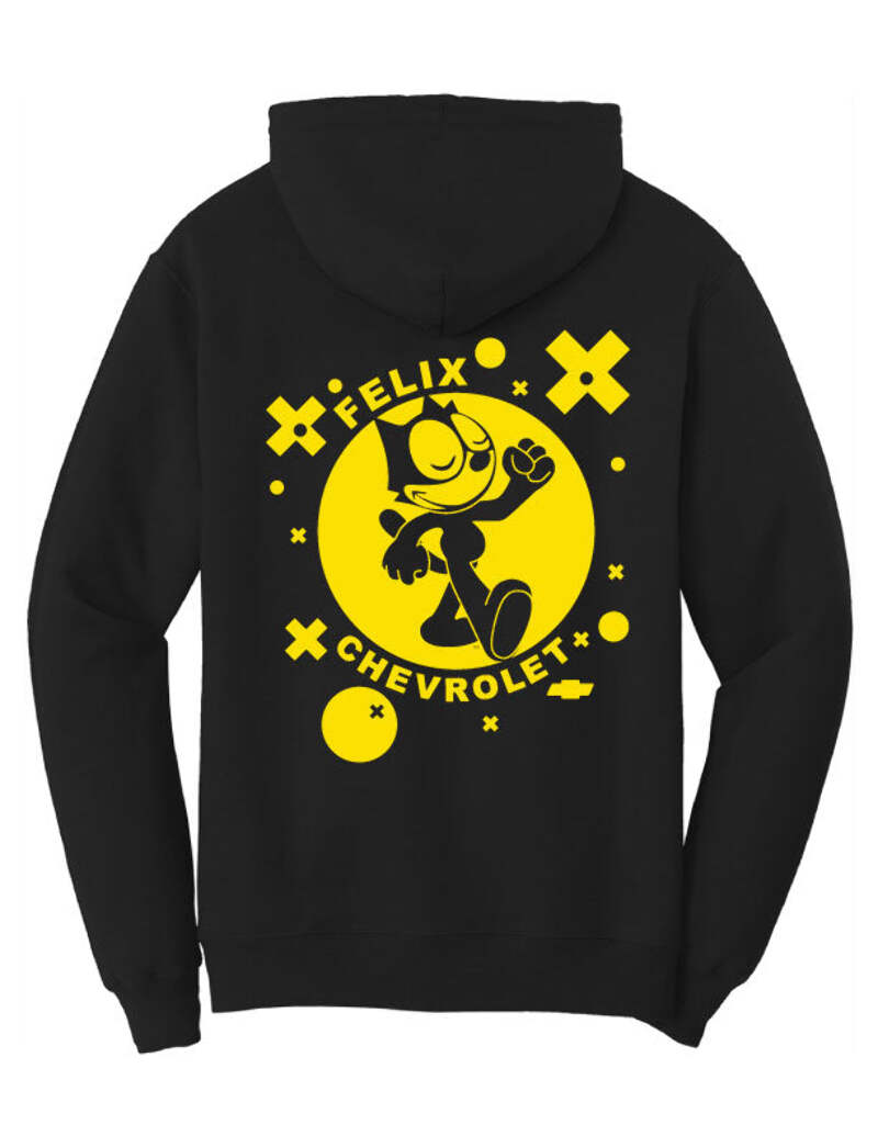 Felix The Cat Chevrolet Retro 1940 S Mens Hoodie Ebay