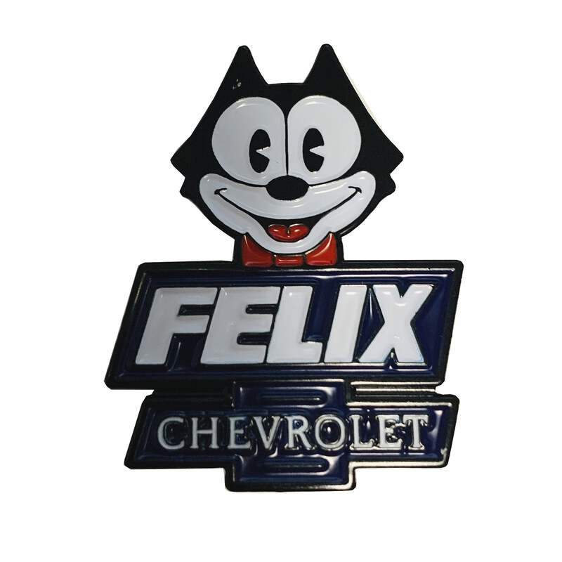 Felix Chevrolet 1970 S Replica Employee Pin Felix The Cat Ebay