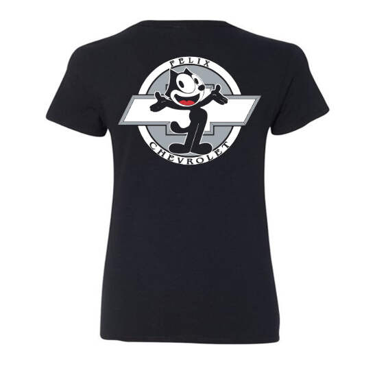 Felix The Cat Chevrolet Happy Women Cat T Shirt Ebay