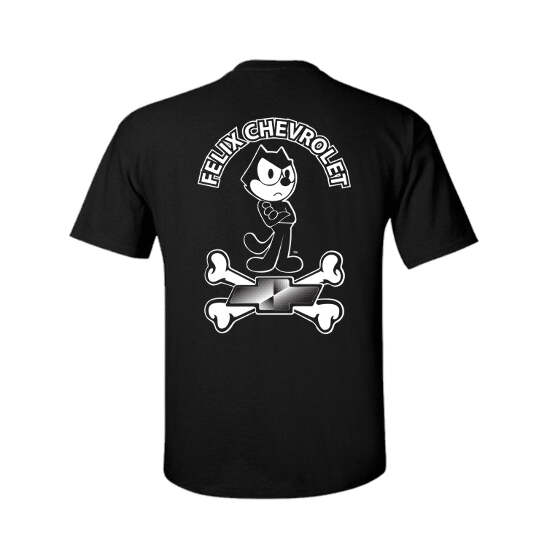 フィリックス CHEVORLET POINTING CAT TEE Felix The Cat Button Down Bowling Shirt – Felix Chevrolet Store