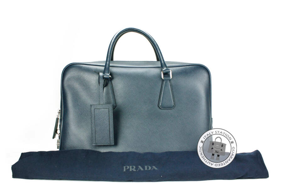 NEW Prada VS0088 9Z2 Saffiano Travel Borsa DA Viaggio Baltico 