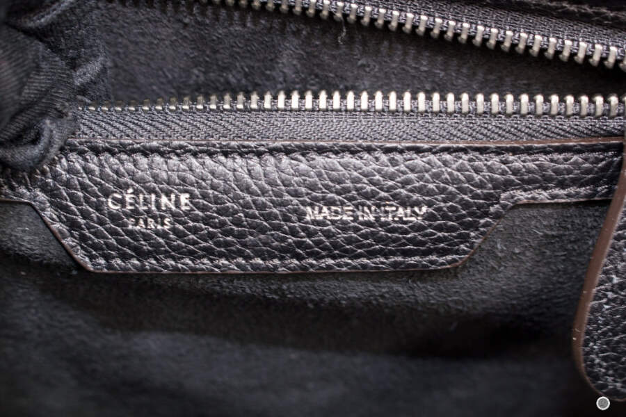 専用　CELINE NEW Celine 16779 3DRU Luggage Black / 0N38 Calfskin Micro