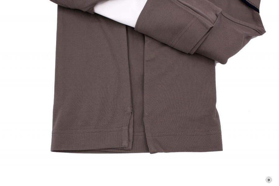 NEW Hermes H837430HA Surpiqure Sellier Polo Shirt Taupe