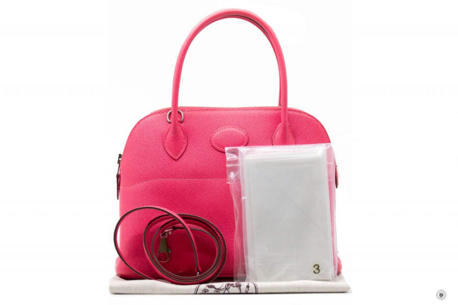 低価格 Rose Bolide H041693 Hermes NEW Azalee 27 Epsom CK8W / 香水(女性用)
