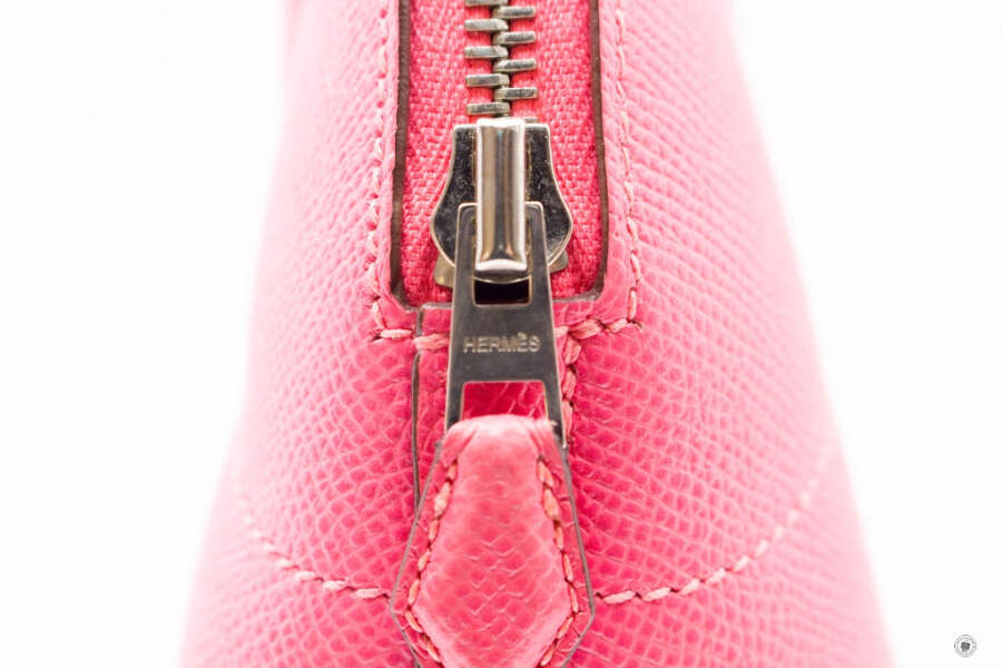 NEW Hermes H041693 Bolide Rose Azalee / CK8W Epsom 27