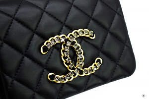 NEW Chanel AS2599B05828 Mini Flap Bag Black / 94305 Lambskin