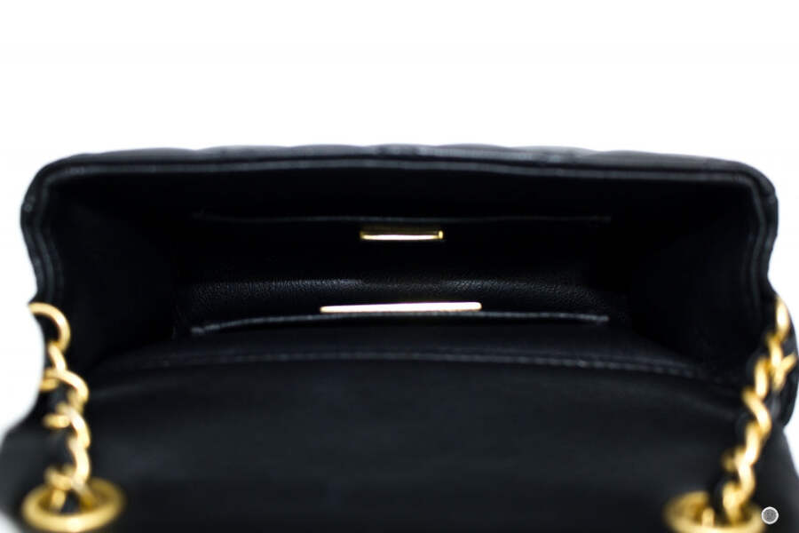 NEW Chanel AS2599B05828 Mini Flap Bag Black / 94305 Lambskin