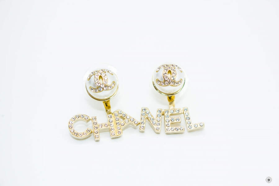 アクセサリー CHANEL NEW Chanel AB6484 B06148 Metal, Imitation Pearls & Diamond Gold