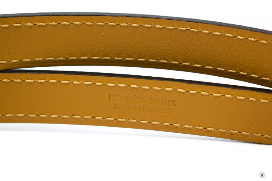 NEW Hermes H081087 Ceinture F Pop H 15 Veau Black / CC89