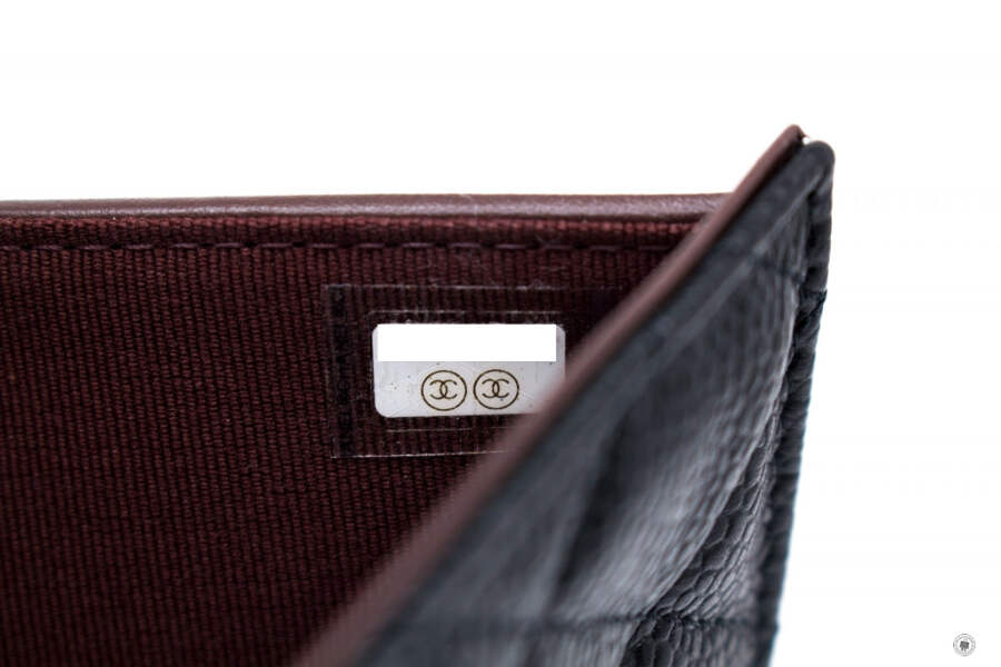 NEW Chanel AP0232 Y01864 Classic Flap Wallet Black / C3906