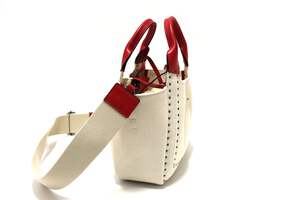 NEW Valentino Garavani White Atelier Metal Stitch 01 Canvas