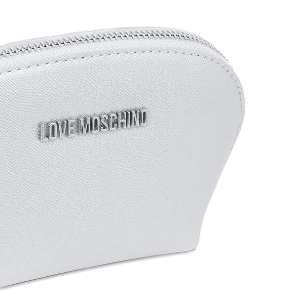 【即納&大特価】 NEW Love Moschino - Bustina Piccola Argento Laminato ダイエットサプリ