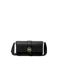 【激安通販オンラインショップ】 NEW Bag Crossbody Mini Black Gold Greenwich - Kors Michael トップス