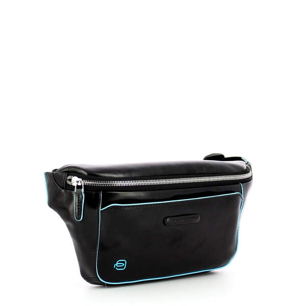 NEW Piquadro - Belt Bag Blue Square - CA2174B2 - NERO