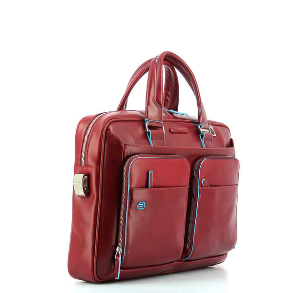 NEW Piquadro - Laptop/Tablet Briefcase Blue Square 14.0