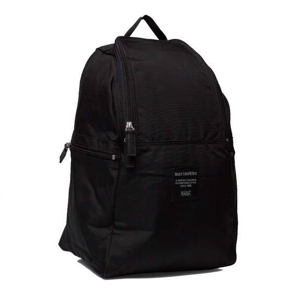 ☆美品☆ marimekko ブラック リュックMetro cashandcarry1_6b2415a8-64ff-