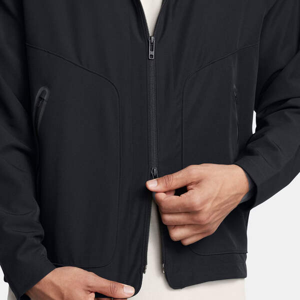 NEW Under Armour - UA Unstoppable Left Chest Black Jacket