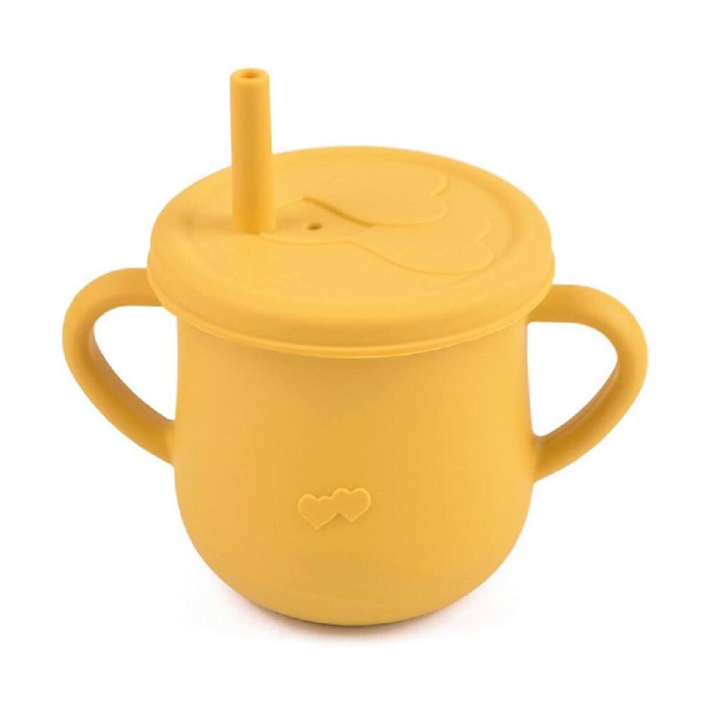Food Grade Silicone Kids Cup with Lid & Straw - Picture 4 of 7