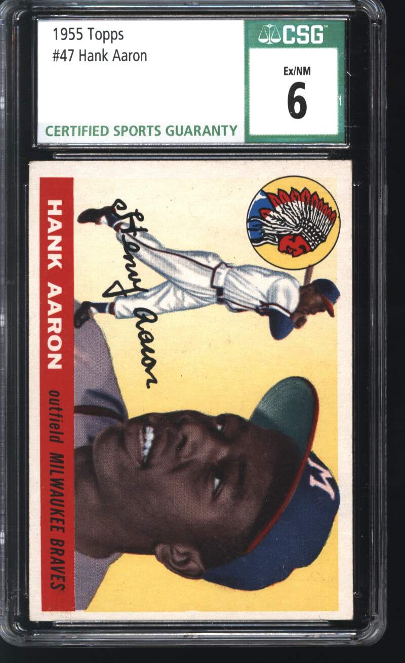 topps 47 HANK AARON 野球カード