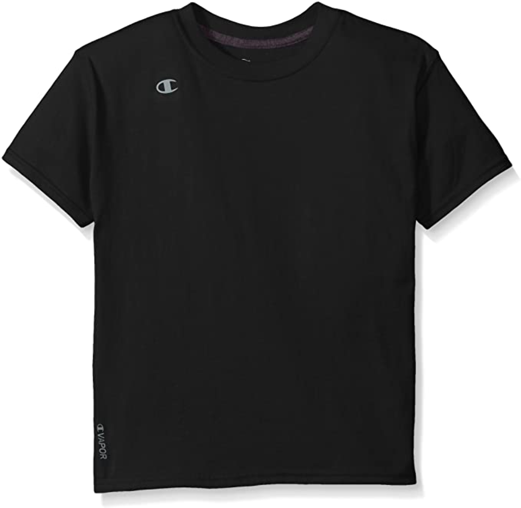 Champion T385 Big Boys' Double Dry Vapor Cotton Short Sleeve Athletic Tee - Imagen 11 de 21