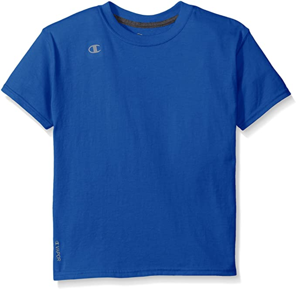 Champion T385 Big Boys' Double Dry Vapor Cotton Short Sleeve Athletic Tee - Imagen 15 de 21