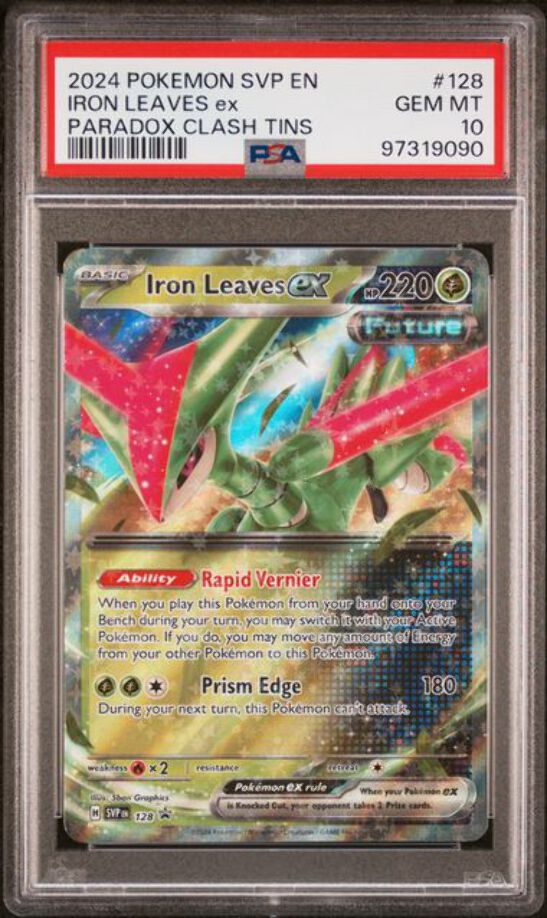 PSA 10 - 2024 S&V Black Star Promo Iron Leaves ex SVP128