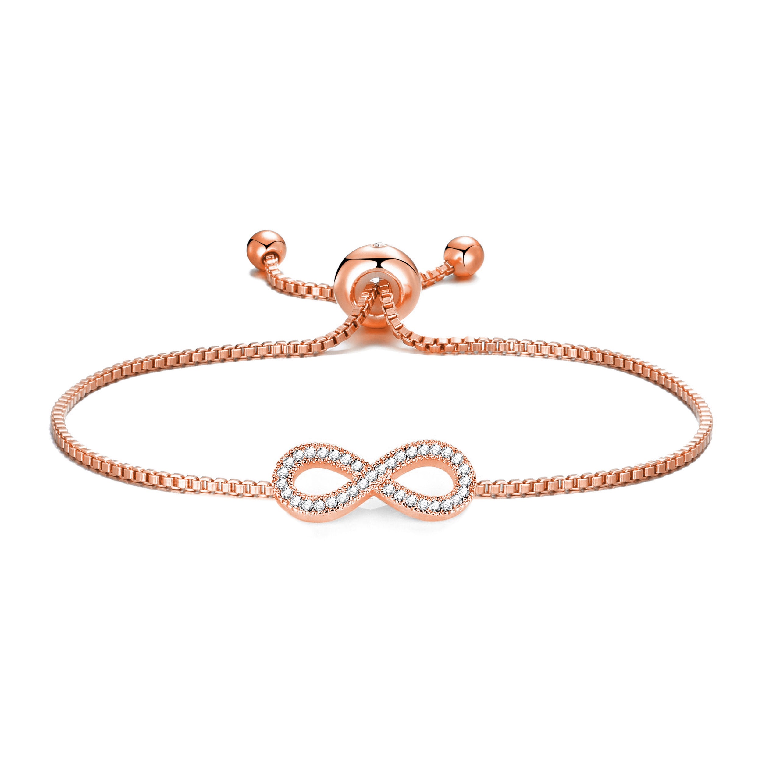 rose gold friendship bracelet