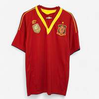 宅配 Men's España FCF Football Club Jersey Red Size L Campeones 記念グッズ