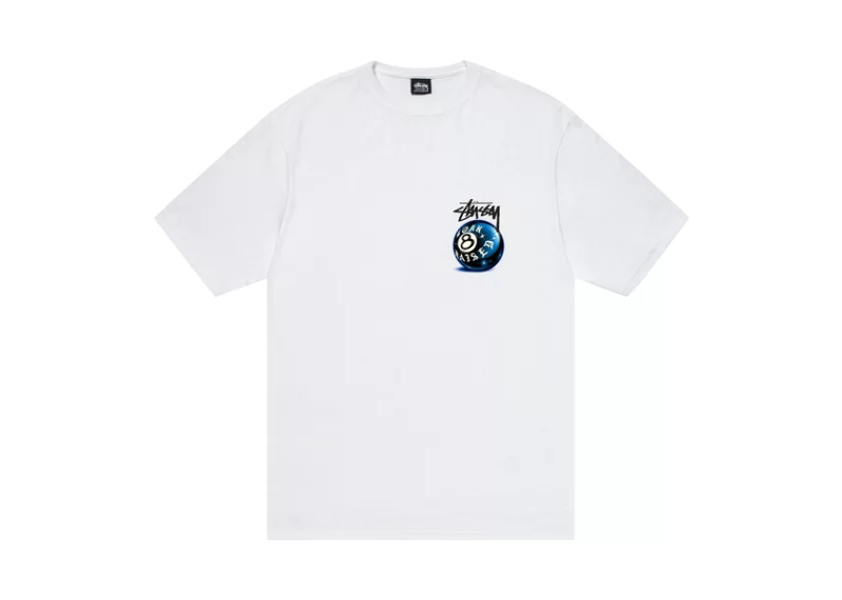 Stussy x Born X Raised 8 Ball Tee White | eBay