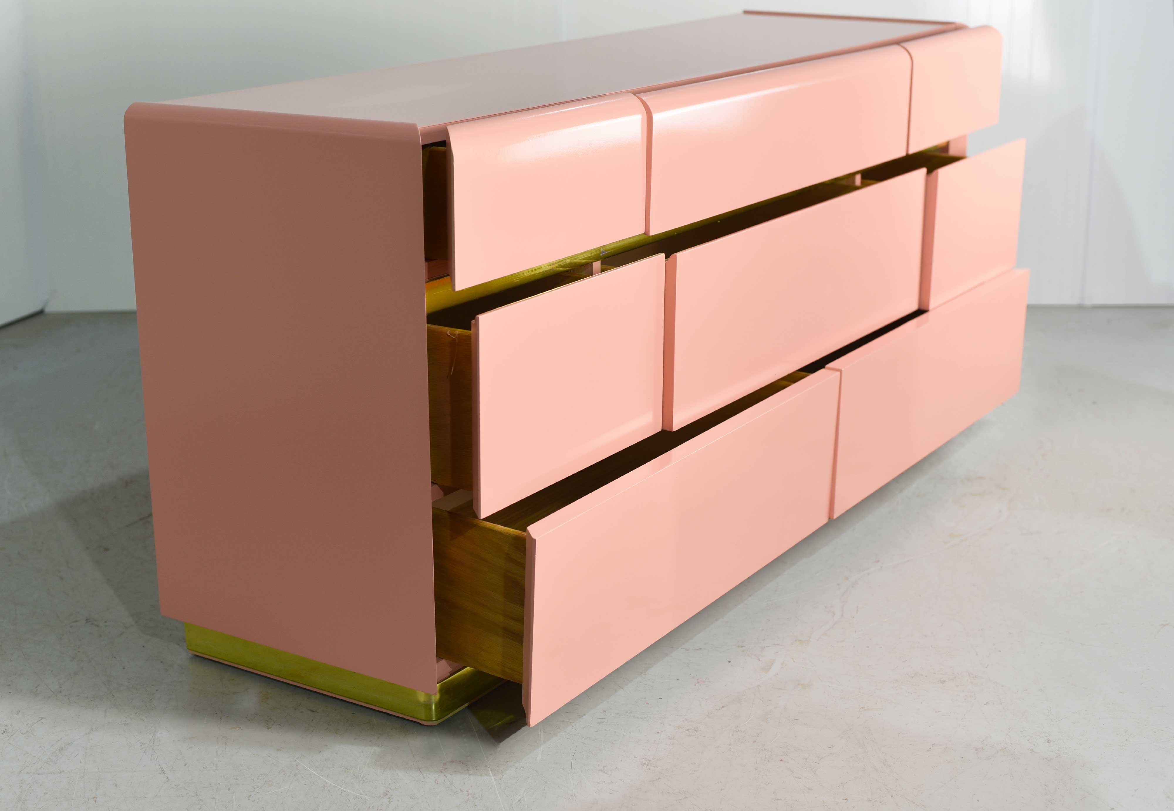 1980s Modernist Dresser or Credenza By Lane Furniture in